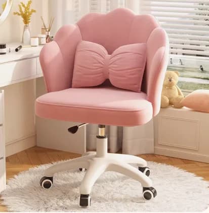 Makeup chair for girls, bedroom, high-end feel, dressing table stool,  new makeup stool, home light luxury backrest chair