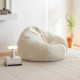 Pouf Modular Upholstered Bean Bag Sofas Glass Sleeping Function Rocking Bean Bag Sofas Beads Cushion Puff Con Relleno Furniture