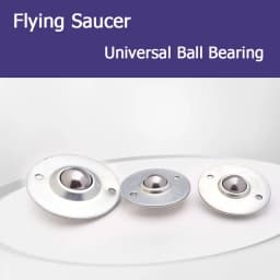 1-10pcsCY-12/16/19/22/25/30B Flying Saucer Universal Ball Bearing Bull Eye Wheel Stainless Steel Nylon Ball Universal Ball Ball