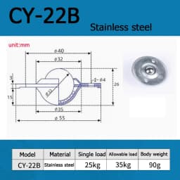 1-10pcsCY-12/16/19/22/25/30B Flying Saucer Universal Ball Bearing Bull Eye Wheel Stainless Steel Nylon Ball Universal Ball Ball