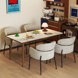 Italian Minimalist Dining Chair Light Luxury Home Retro Restaurant Hotel Chair Light Luxury Nordic Dining Table Backrest Chair