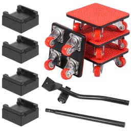 5/7 Pcs Furniture Mover Tool Set Heavy Stuffs Moving Roller with 360° Rotating Wheels Professional Moving Tools for Moving Sofa