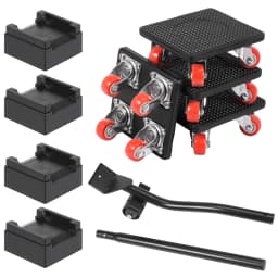 5/7 Pcs Furniture Mover Tool Set Heavy Stuffs Moving Roller with 360° Rotating Wheels Professional Moving Tools for Moving Sofa