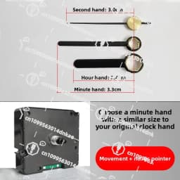 Automatic Timing WIFI Watch Movement Clock Wall Clock Hanging Watch Cross Stitch Accessories Silent Quartz Radio Wave Universal