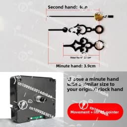 Automatic Timing WIFI Watch Movement Clock Wall Clock Hanging Watch Cross Stitch Accessories Silent Quartz Radio Wave Universal