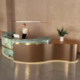Hotel Minimalist Reception Desks Design Industrial Organizers Reception Desks Curved Best Mostrador De Tienda Trendy Furniture