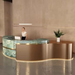 Hotel Minimalist Reception Desks Design Industrial Organizers Reception Desks Curved Best Mostrador De Tienda Trendy Furniture