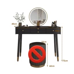 Modern Trendy Vanity Table Elegant Minimalist Ornate Compact Vanity Table Aesthetic With Storage Meuble De Chambre Furniture