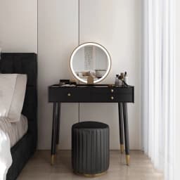Modern Trendy Vanity Table Elegant Minimalist Ornate Compact Vanity Table Aesthetic With Storage Meuble De Chambre Furniture