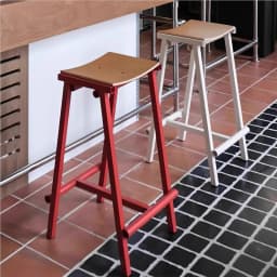 MOMO Wrought Iron Bar Stool Simple Design High Chair for Home Island Cafe Minimalist Designer Stool for Kitchen Table