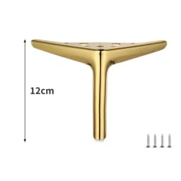 4pcs Metal Furniture Foot Accessories Light Luxury Replacement Legs Suitable for Sofa Feet/cabinet Feet/bed Legs Support Feet