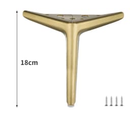 4pcs Metal Furniture Foot Accessories Light Luxury Replacement Legs Suitable for Sofa Feet/cabinet Feet/bed Legs Support Feet