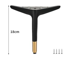 4pcs Metal Furniture Foot Accessories Light Luxury Replacement Legs Suitable for Sofa Feet/cabinet Feet/bed Legs Support Feet