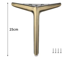 4pcs Metal Furniture Foot Accessories Light Luxury Replacement Legs Suitable for Sofa Feet/cabinet Feet/bed Legs Support Feet