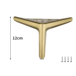 4pcs Metal Furniture Foot Accessories Light Luxury Replacement Legs Suitable for Sofa Feet/cabinet Feet/bed Legs Support Feet