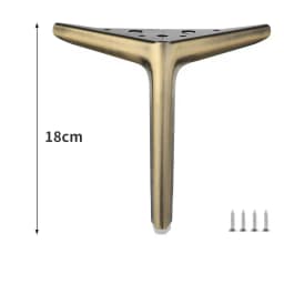 4pcs Metal Furniture Foot Accessories Light Luxury Replacement Legs Suitable for Sofa Feet/cabinet Feet/bed Legs Support Feet
