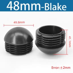 Plastic Round Pipe Plug13mm-76mm End Caps Blanking Plugs Bung Tube Pipe Inserts Black/White/Yellow/Grey Domed End Caps