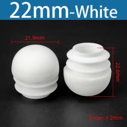 Plastic Round Pipe Plug13mm-76mm End Caps Blanking Plugs Bung Tube Pipe Inserts Black/White/Yellow/Grey Domed End Caps