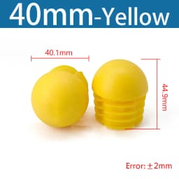 Plastic Round Pipe Plug13mm-76mm End Caps Blanking Plugs Bung Tube Pipe Inserts Black/White/Yellow/Grey Domed End Caps