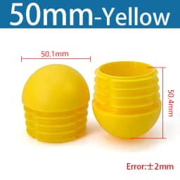 Plastic Round Pipe Plug13mm-76mm End Caps Blanking Plugs Bung Tube Pipe Inserts Black/White/Yellow/Grey Domed End Caps