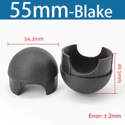Plastic Round Pipe Plug13mm-76mm End Caps Blanking Plugs Bung Tube Pipe Inserts Black/White/Yellow/Grey Domed End Caps