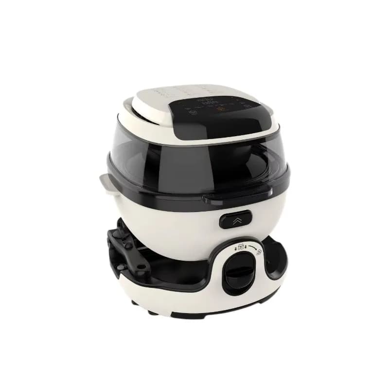 Cooking Smokeless Healthy Air Fry Machine Automatic Intelligent Multi-function Rolling Air Fryer for Beef Steak, Coo-kies, Pizza