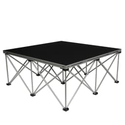 Compact Folding Spider Leg Platform 1Mx1M - Portable & Durable Stage Riser for Weddings, Events and Party Performances