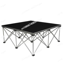 Compact Folding Spider Leg Platform 1Mx1M - Portable & Durable Stage Riser for Weddings, Events and Party Performances