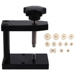 Watch Crystal Front Back Case Cover Presser Closer&12 Dies Kit Watch Repair Tool