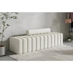 Modern Velvet Striped Block Sofa - Plush Soft Surface, Modular Striped Design, Comfortable Seating for Living Room Home Decor