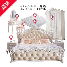 Organizer Large Bedrooms Sets Luxury Princess Luxury Full Set Bedroom Set Queen Monster Frames Camas Y Muebles Home Furniture