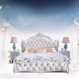 Organizer Large Bedrooms Sets Luxury Princess Luxury Full Set Bedroom Set Queen Monster Frames Camas Y Muebles Home Furniture
