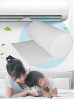 Air Conditioner Filter Cotton AC Activated Carbon Water Purifier Fabric Roll Cuttable Air Vent Filters Dustproof Fabric Shield
