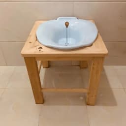 No-Stoop Sitz Bath Seat with Basin Postpartum Perineal Care Supplies Elderly Comfort Washing Stool Non-Slip Bathroom Chair