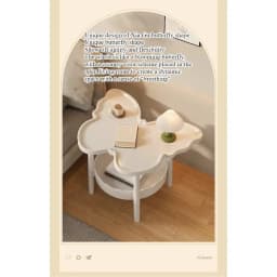 Creative butterfly coffee table, living room, sofa side, bedroom, bedside small bedside table, rack, mobile side, simple