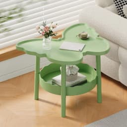 Creative butterfly coffee table, living room, sofa side, bedroom, bedside small bedside table, rack, mobile side, simple