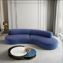 Atunus Leather Sofa Luxury Couches 7 Seater Sofa Set Sectional Corner Modular Modern Sofa Living Room L Shape Couch