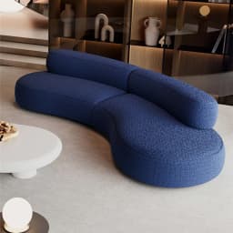 Atunus Leather Sofa Luxury Couches 7 Seater Sofa Set Sectional Corner Modular Modern Sofa Living Room L Shape Couch