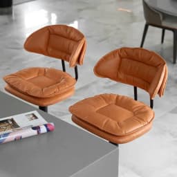 Leather Luxury Bar Foot Swivel Bar Kitchen Stools Retro Counter Living Stool Room Nordic Island Yellow Taburete Alto Furniture