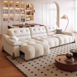 Modern Italian Arm Electric Sofa Fabric Luxury Apartments Sleeper Sofa Living Room Oversized Relax Divano Moderno Furniture Home