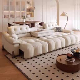 Modern Italian Arm Electric Sofa Fabric Luxury Apartments Sleeper Sofa Living Room Oversized Relax Divano Moderno Furniture Home