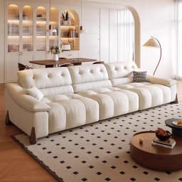 Modern Italian Arm Electric Sofa Fabric Luxury Apartments Sleeper Sofa Living Room Oversized Relax Divano Moderno Furniture Home