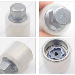 Wheel Lock Lug Nut Remover Key for Anti-Theft Wheels, Fits Most Car Models