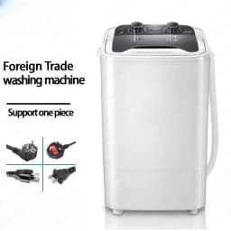 Cheap Mini Washing Machine 7.5kg Single Barrel Baby Clothes with Rotary Dryer Basket