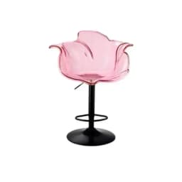Stylish Transparent Modern Furniture Acrylic Bar Stools, and Balcony Seats, Simple and Luxurious Transparent Petal Dining Chairs