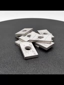 M3 M4 M5 M6 M8 M10 M12 304 Stianless Steel Square Nut Rectangular Nuts Thin Slider Block Nuts Aluminum Profile Accessory