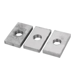 M3 M4 M5 M6 M8 M10 M12 304 Stianless Steel Square Nut Rectangular Nuts Thin Slider Block Nuts Aluminum Profile Accessory
