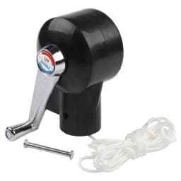 Outdoor Umbrella Crank Handle Replacement For Patio Decks Metal Core With Plastic Grip Fits Most 43mm Shaft Systems