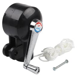 Outdoor Umbrella Crank Handle Replacement For Patio Decks Metal Core With Plastic Grip Fits Most 43mm Shaft Systems