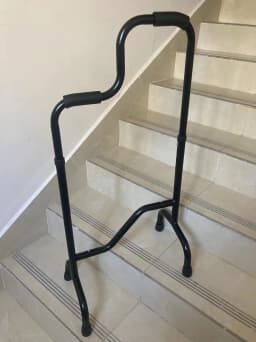 Elderly Standing Assistance Rail, Height Adjustable Bedside Safety Handle, Sit-to-Stand Helper for Chair & Recliner